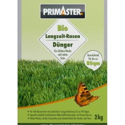 Primaster Bio Langzeit Rasendünger 2 kg für 80 m²