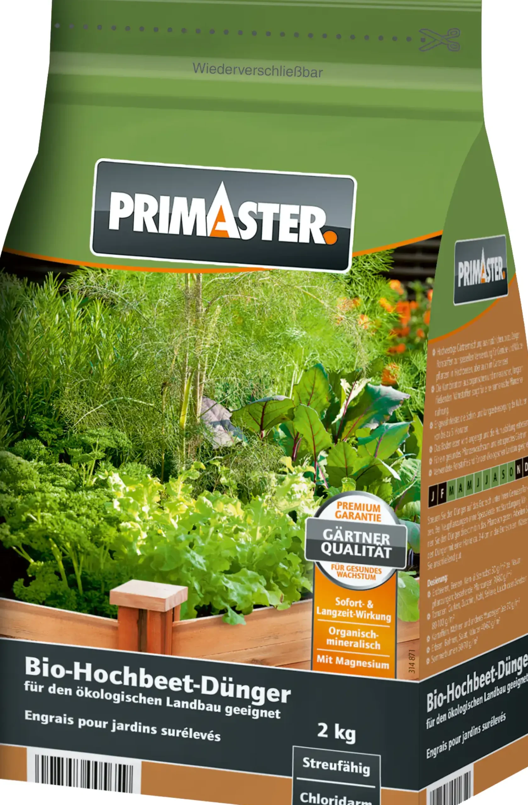 Primaster Bio-Hochbeetdünger 2 kg