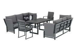 Primaster Dining Lounge Möbelset Ravenna mit wetterfestem Bezug