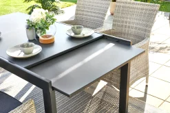 Primaster Diningsessel Nardo XL aus Kunststoffgeflecht, greyline
