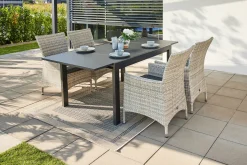 Primaster Diningsessel Nardo XL aus Kunststoffgeflecht, greyline