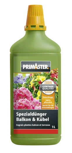 Primaster Flüssigdünger Balkon- und Kübelpflanzen 1 L