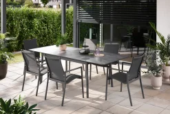 Primaster Garten-Essgruppe Taormina Bilbao 6 Personen mit ausziehbaren Tisch
