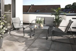 Primaster Gartenmöbel-Set Domaso Stahl