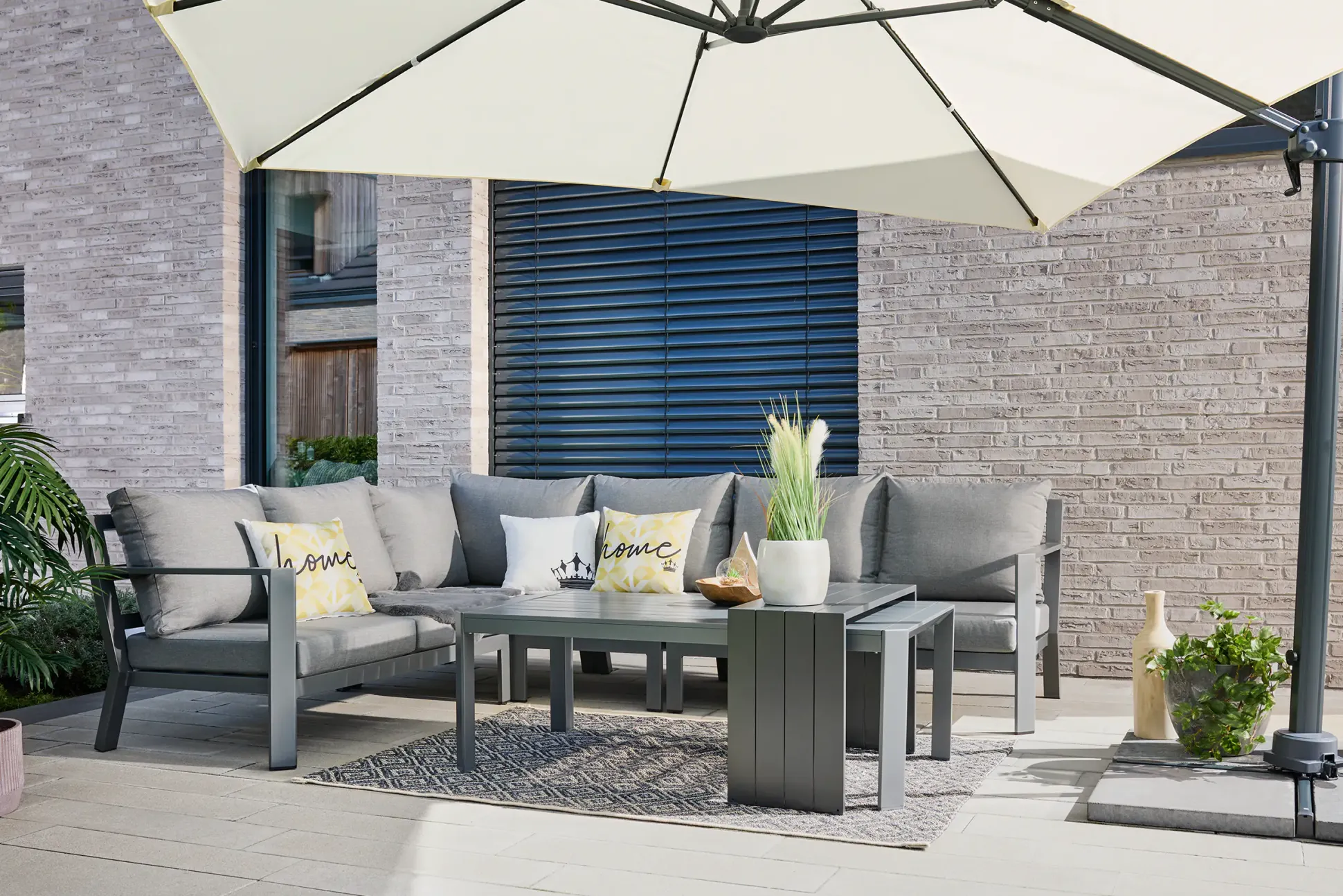 Primaster Gartenmöbel-Set Elbasan Aluminium