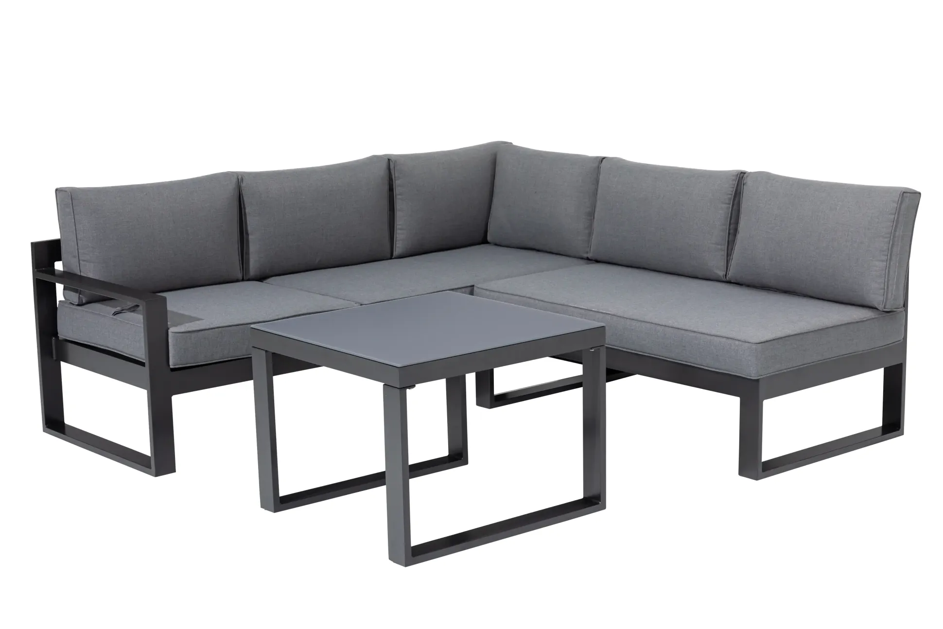 Primaster Gartenmöbel-Set Limoncello Aluminium mit verstellbarem Kopfteil