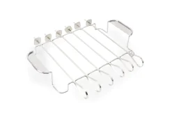 Primaster Grillspieß Set Premium Edelstahl inkl. 6 Spieße
