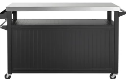 Primaster Grillwagen Napa XXL Universal 2-türig 153 x 90 cm schwarz