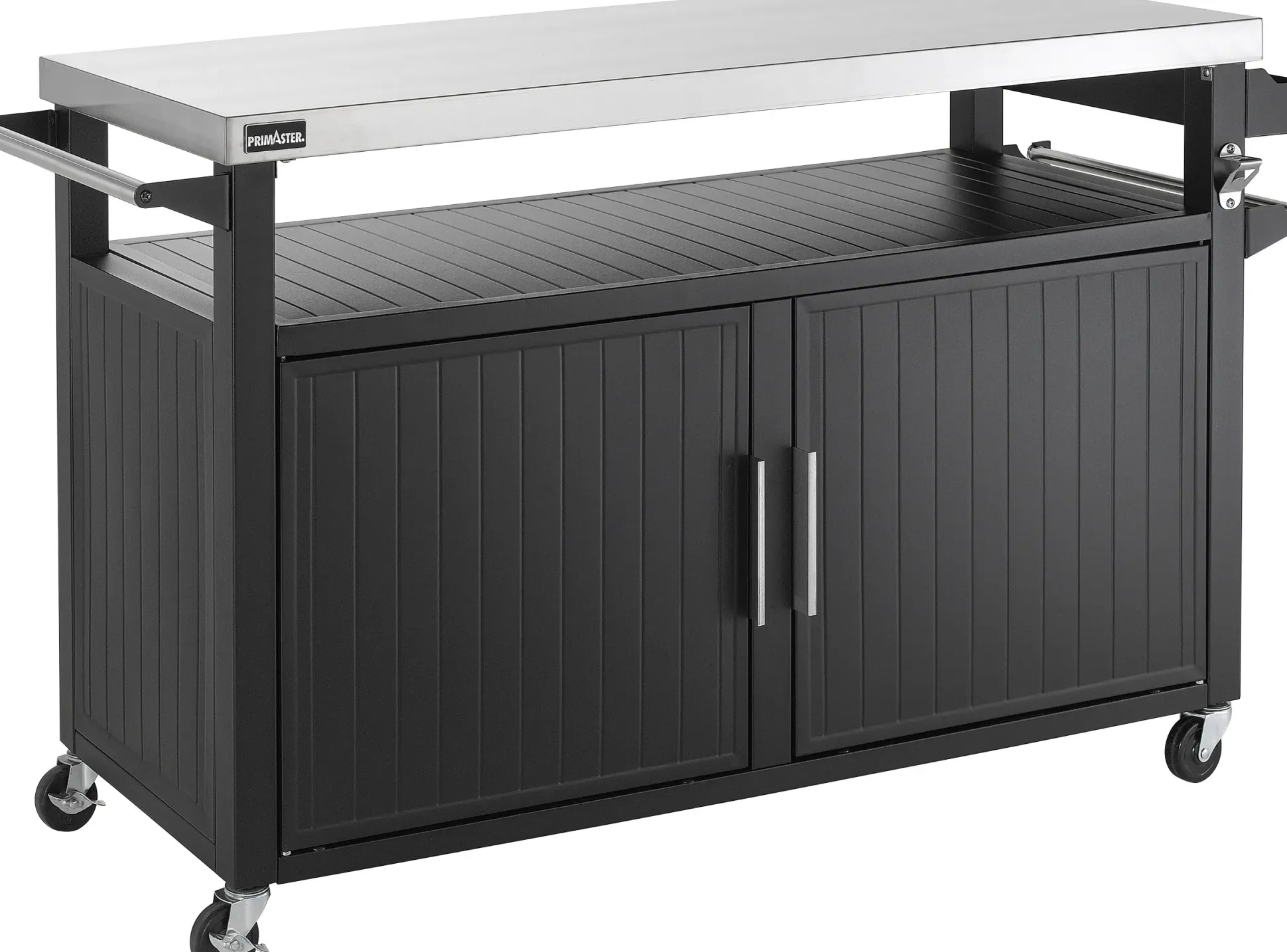 Primaster Grillwagen Napa XXL Universal 2-türig 153 x 90 cm schwarz