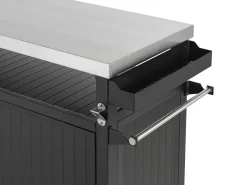 Primaster Grillwagen Napa XXL Universal 2-türig 153 x 90 cm schwarz