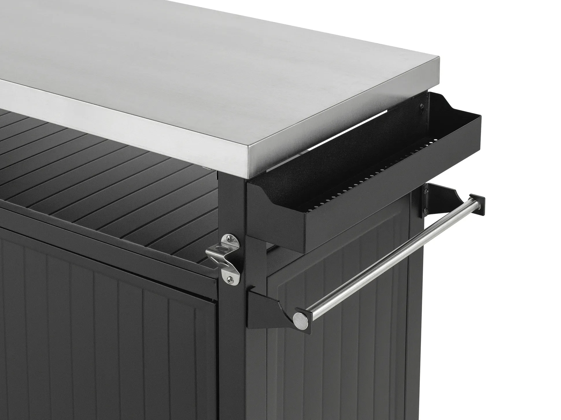 Primaster Grillwagen Napa XXL Universal 2-türig 153 x 90 cm schwarz