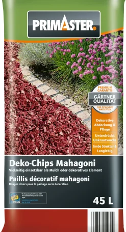 Primaster Hackschnitzel Garten Mahagoni 45 L