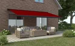 Primaster Kassetten-Markise 3,5 x 3 m elektrisch rot
