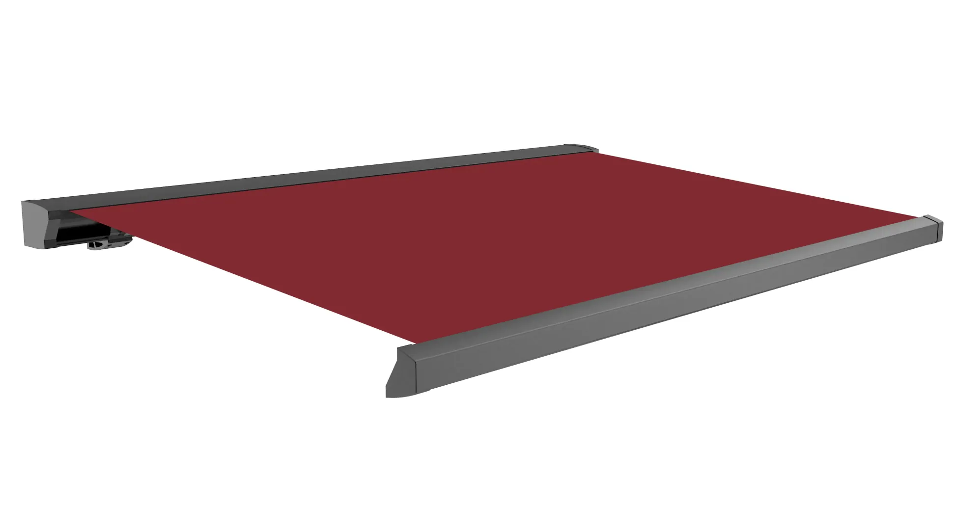 Primaster Kassetten-Markise 3,5 x 3 m elektrisch rot