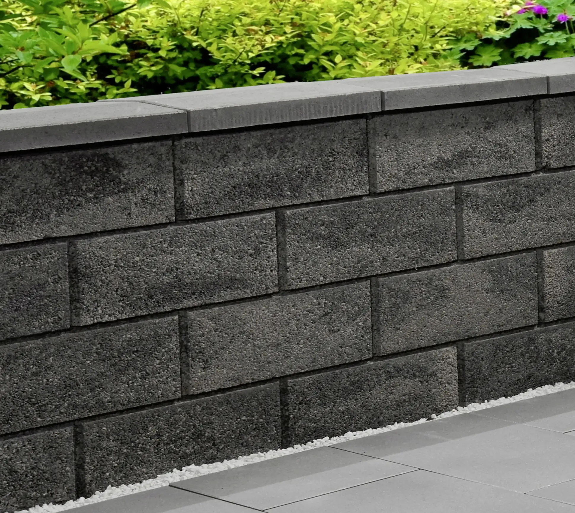 Primaster Mauerstein Garten 50 x 25 x 20 cm grau anthrazit nuanciert
