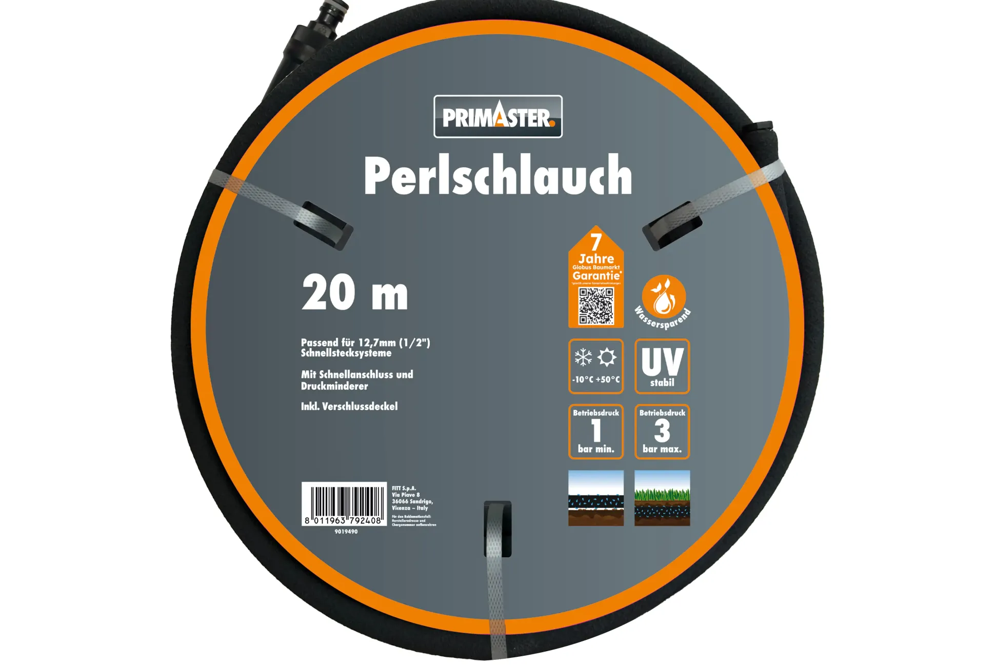 Primaster Perlschlauch Poroso 20 m