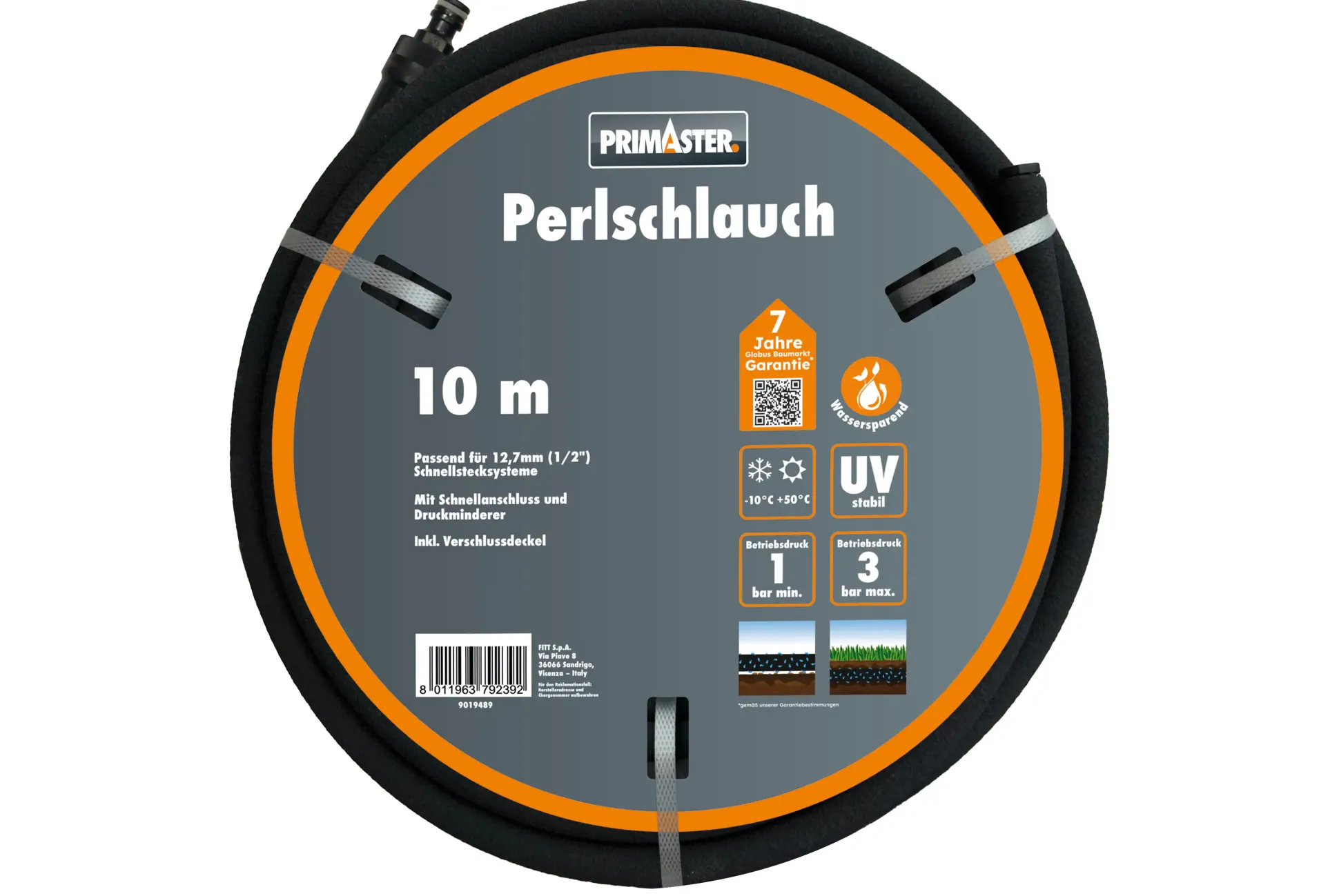 Primaster Perlschlauch Poroso 10 m
