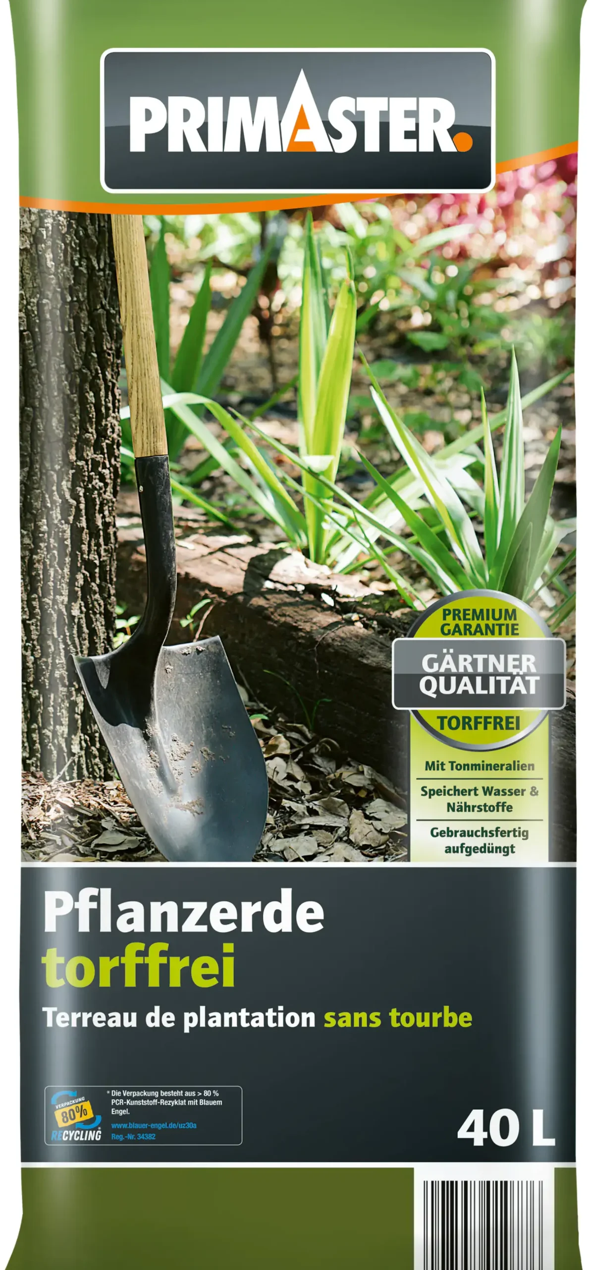 Primaster Pflanzerde 40 L torffrei