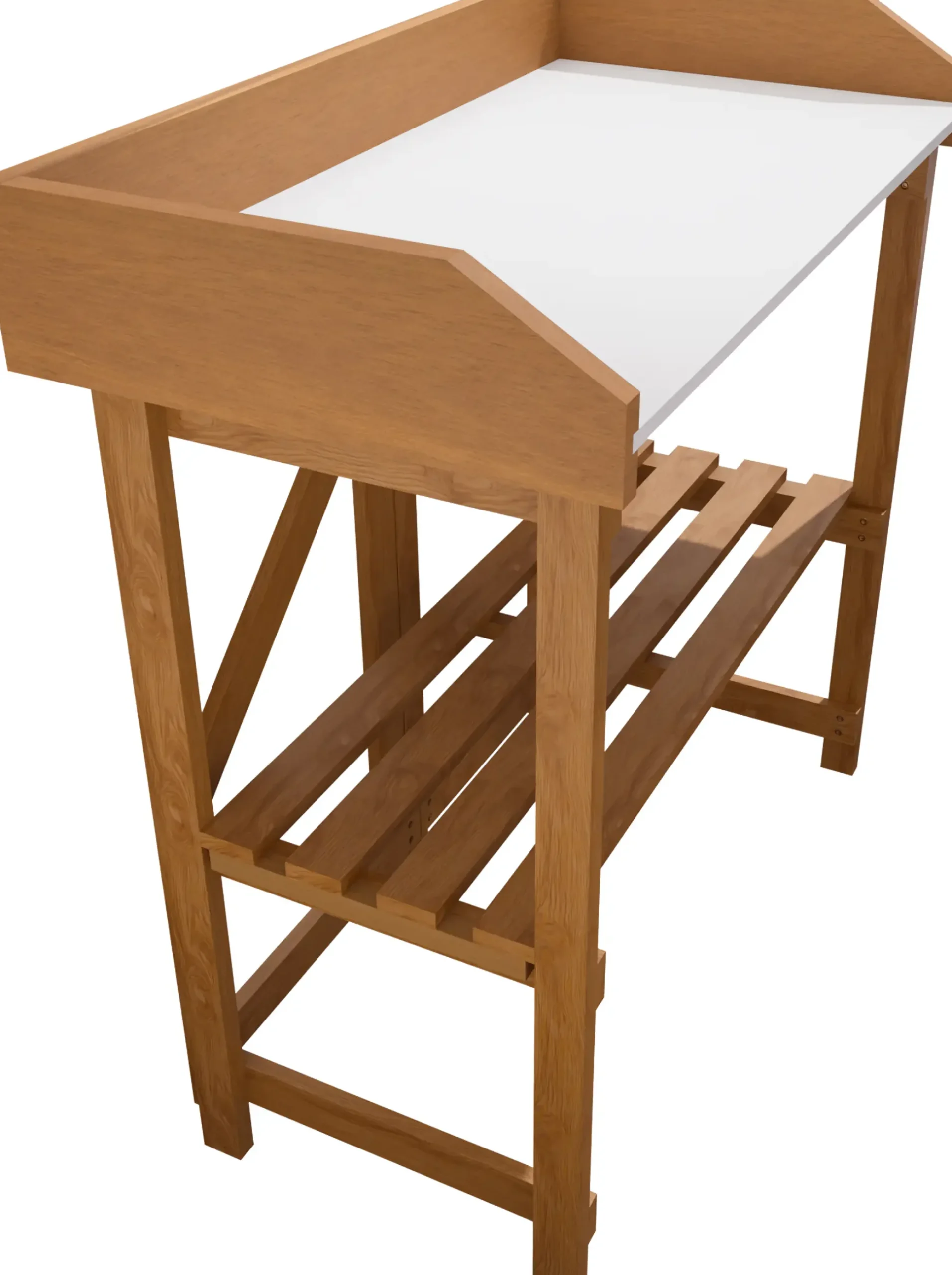 Primaster Pflanztisch mit Ablage Cala Holz 85 x 44 cm