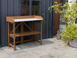 Primaster Pflanztisch mit Ablage Cala Holz 85 x 44 cm