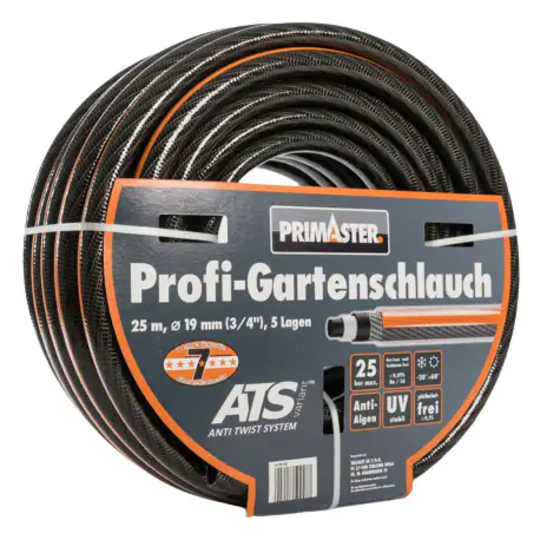 Primaster Profi-Gartenschlauch 25 m Ø 19 mm (3/4")