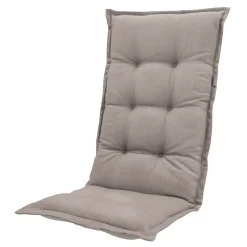 Progarden Gartenstuhl-Set Tampa mit Auflagen anthrazit/taupe 8-tlg.