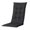 Progarden Gartenstuhl-Set Tampa mit Auflagen grün/schwarz 8-tlg.