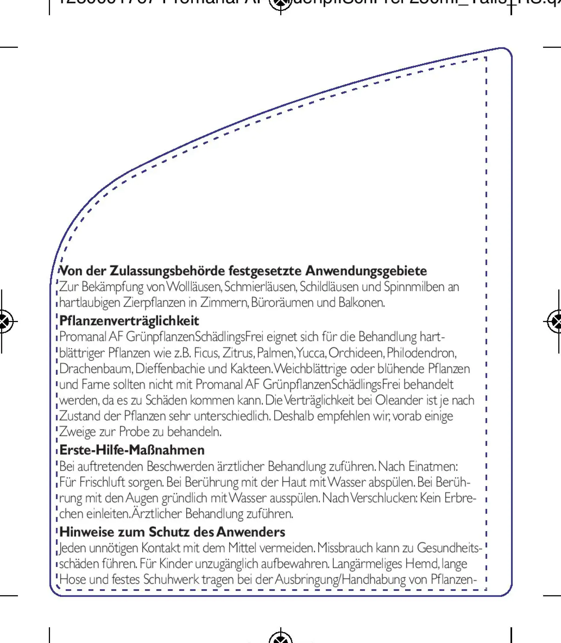 Promanal AF GrünpflanzenSchädlingsFrei 250 ml