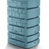 Prosperplas Regenwassertank Tower Stone grau 500 L mit Wasserhahn