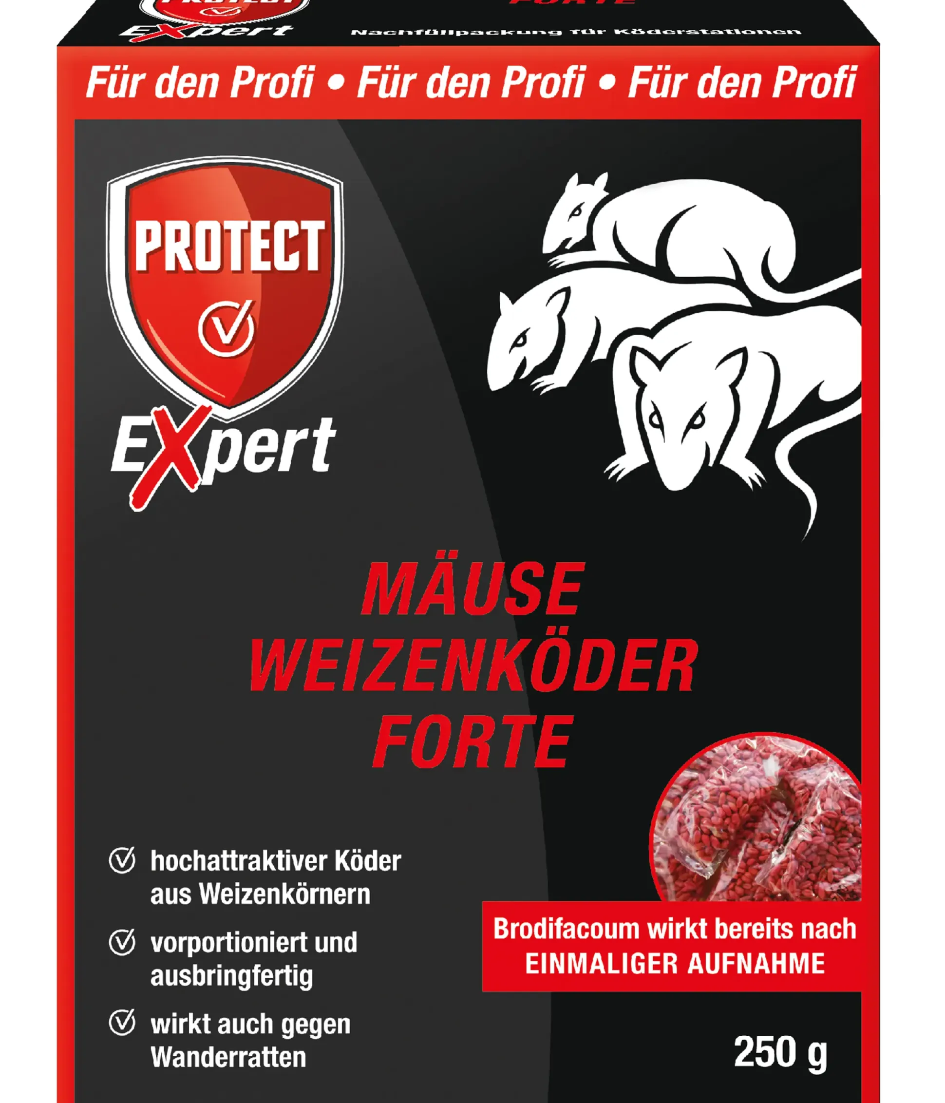 Protect Expert Mäuse Weizenköder Forte 250 g
