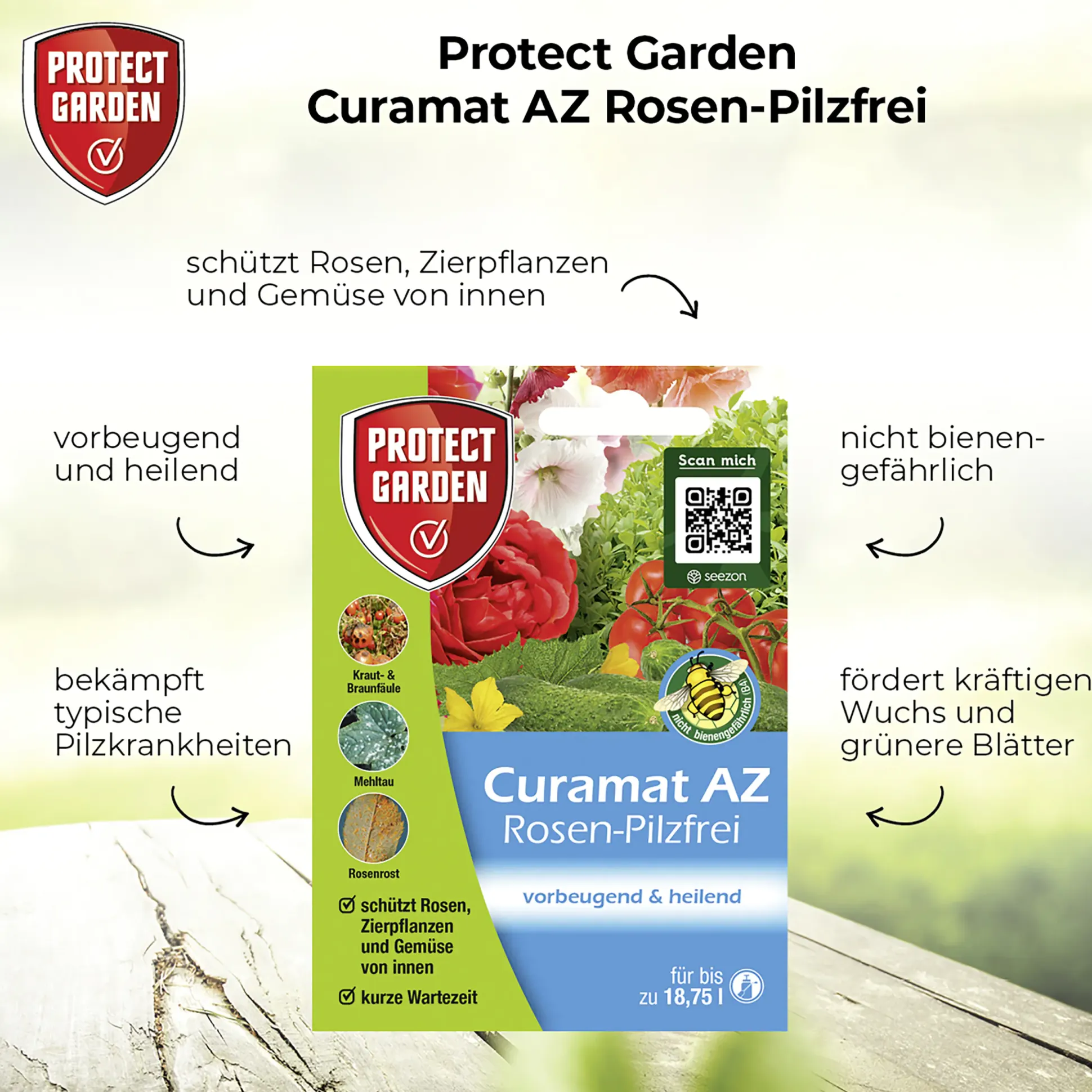 Protect Garden Curamat AZ Rosen-Pilzfrei 15 ml