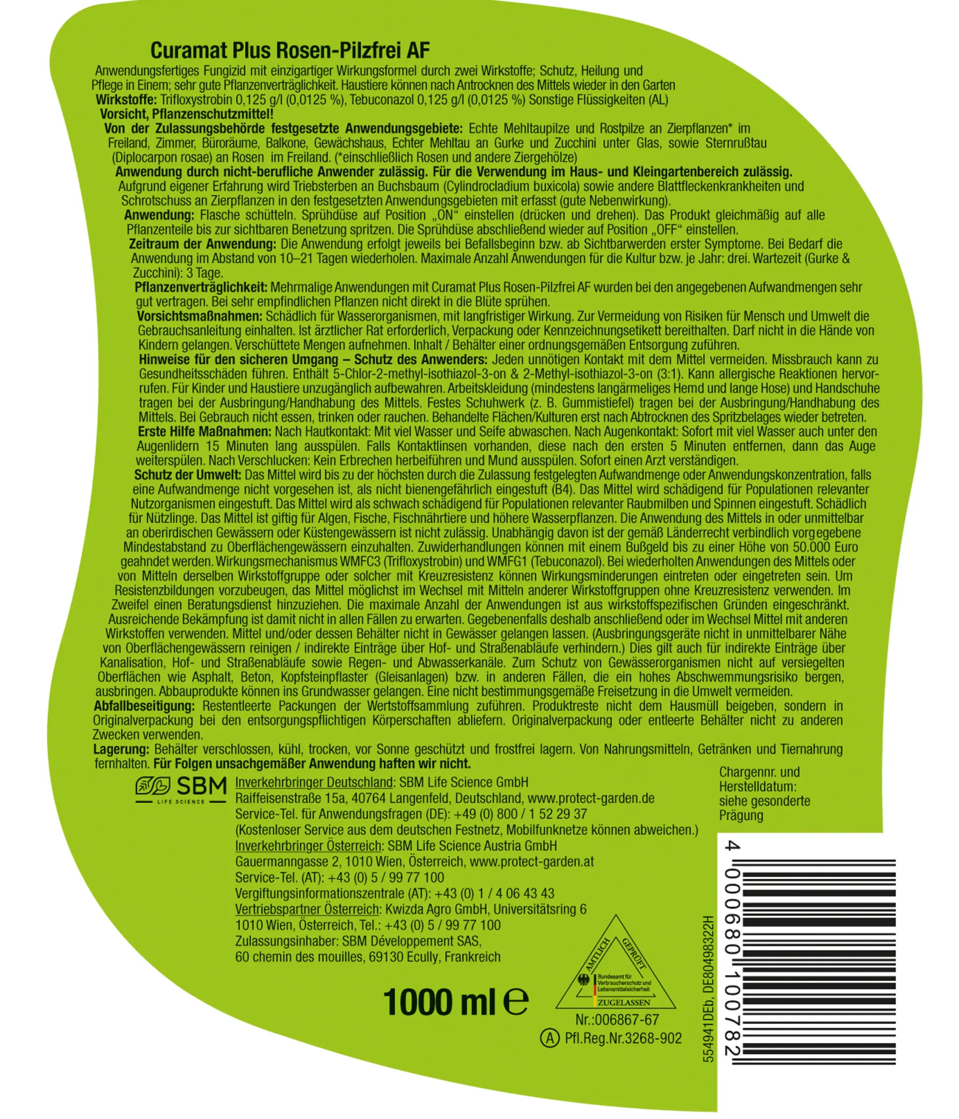 Protect Garden Curamat Plus Rosen-Pilzfrei AF 1 l