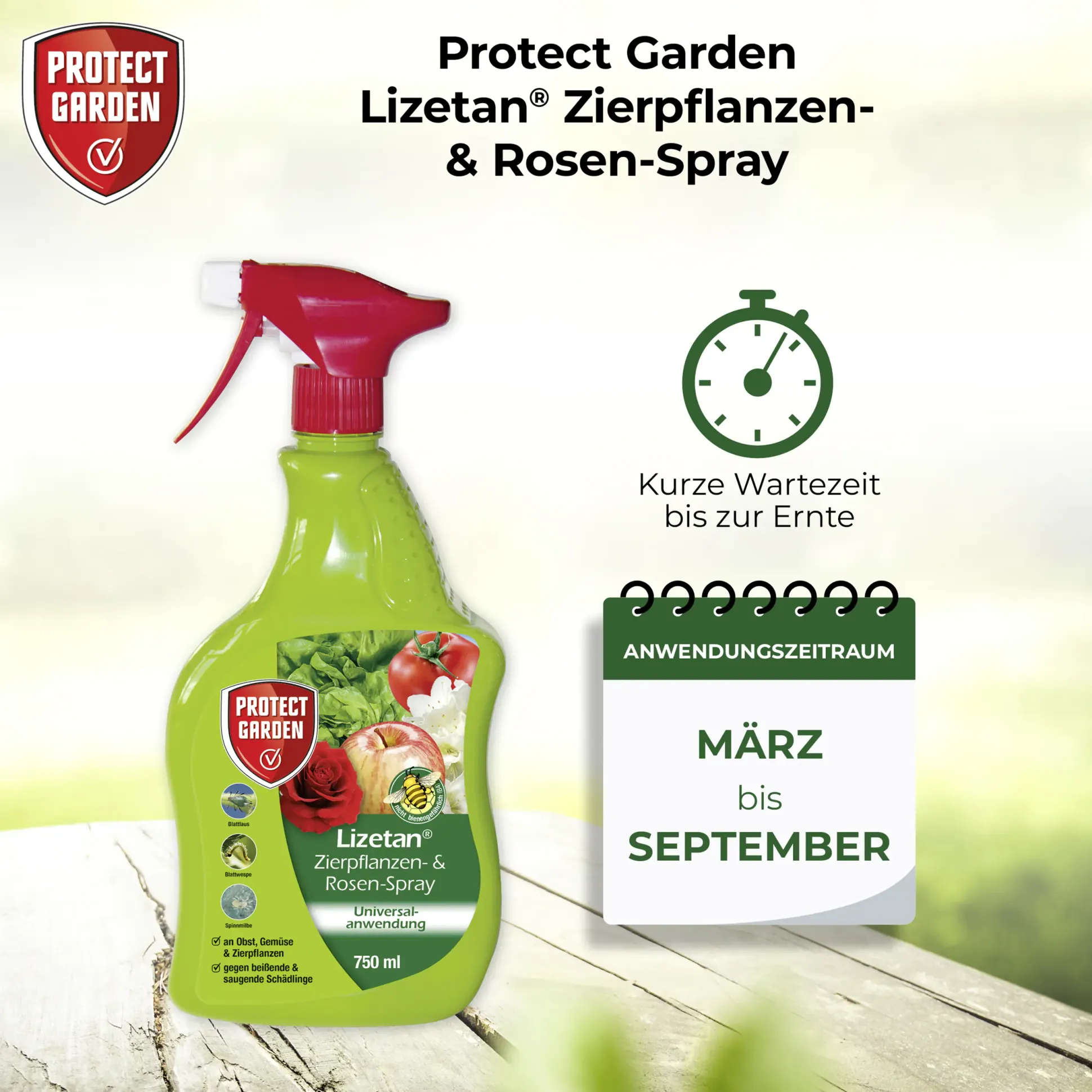 Protect Garden Lizetan Zierpflanzen- & Rosen-Spray AF 500 ml