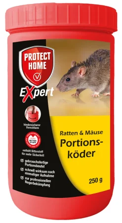 Protect Home Expert Ratten & Mäuse Portionsköder 250 g