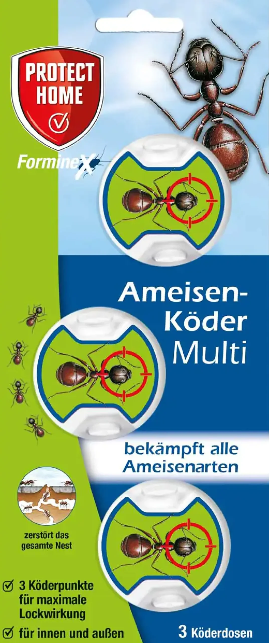 Protect Home FormineX Ameisenköderdose Multi 3 Stück