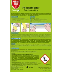 Protect Home FormineX Fliegenköder Fensterstreifen 12 Stück