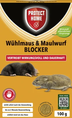 Protect Home Wühlmaus & Maulwurf Blocker 100 g