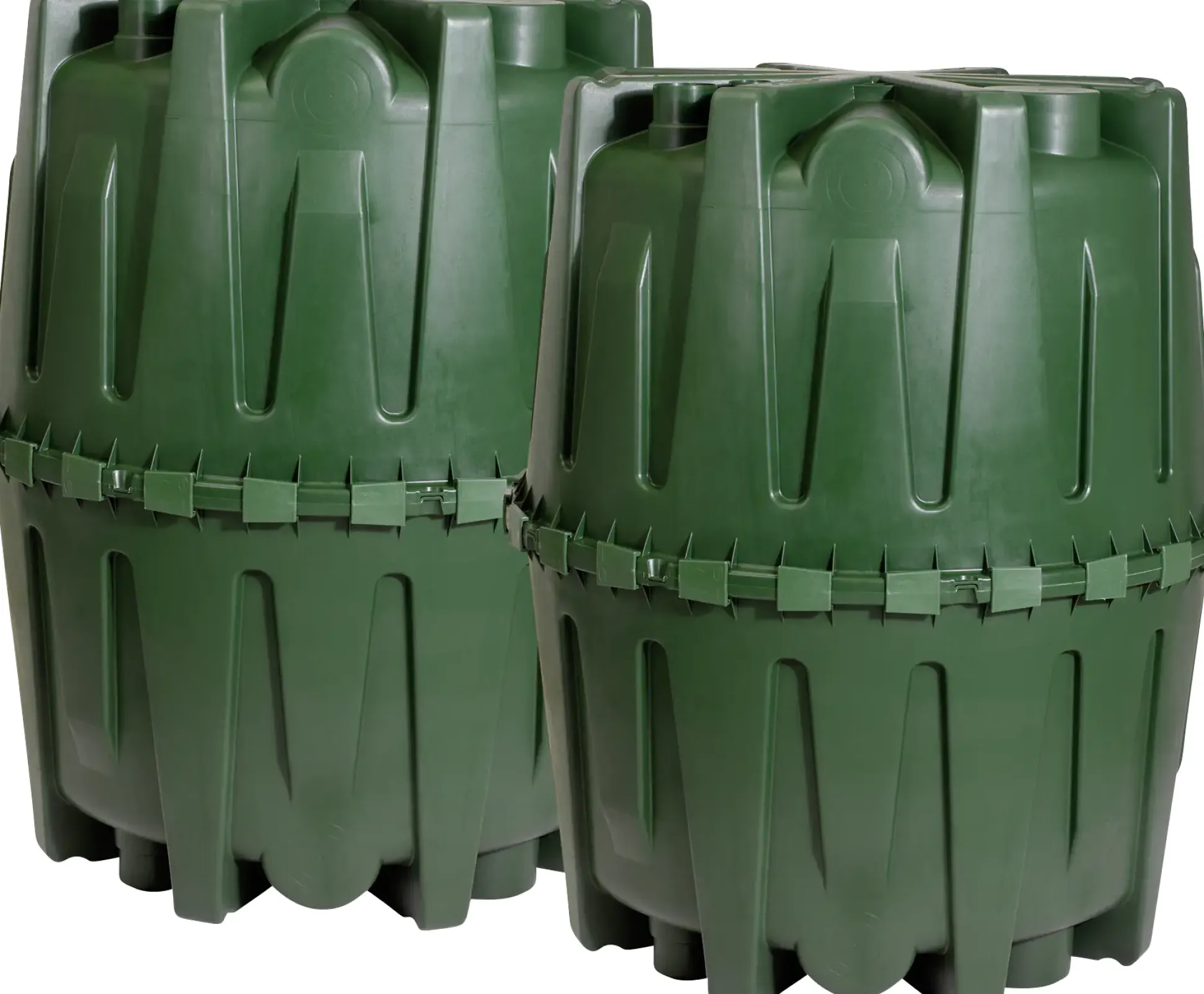 4rain Regenwasser Tank-Set Herkules 4.800 l, grün