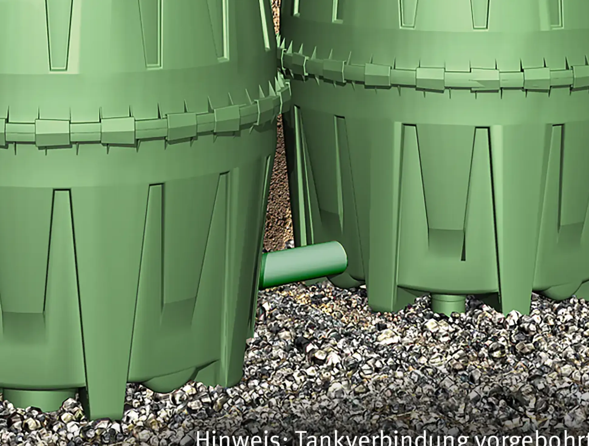 4rain Regenwasser Tank-Set Herkules 4.800 l, grün