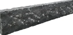 Randstein Basalt 100 x 20 x 6 cm schwarz