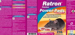 Ratron Rattenköder Pasten Power-Pads 29 ppm, 210 g