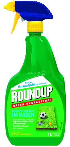 Roundup Rasen-Unkrautfrei AF 1 L im Ansaatjahr verwendbar