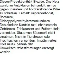 Rundkopfpfosten 180 cm, 70 x 70 mm, kesseldruckimprägniert