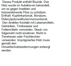 Rundkopfpfosten 190 cm, 90 x 90 mm, kesseldruckimprägniert, braun