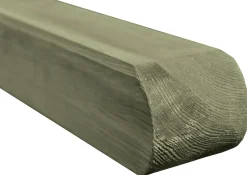 Rundkopfpfosten 180 cm, 90 x 90 mm, kesseldruckimprägniert