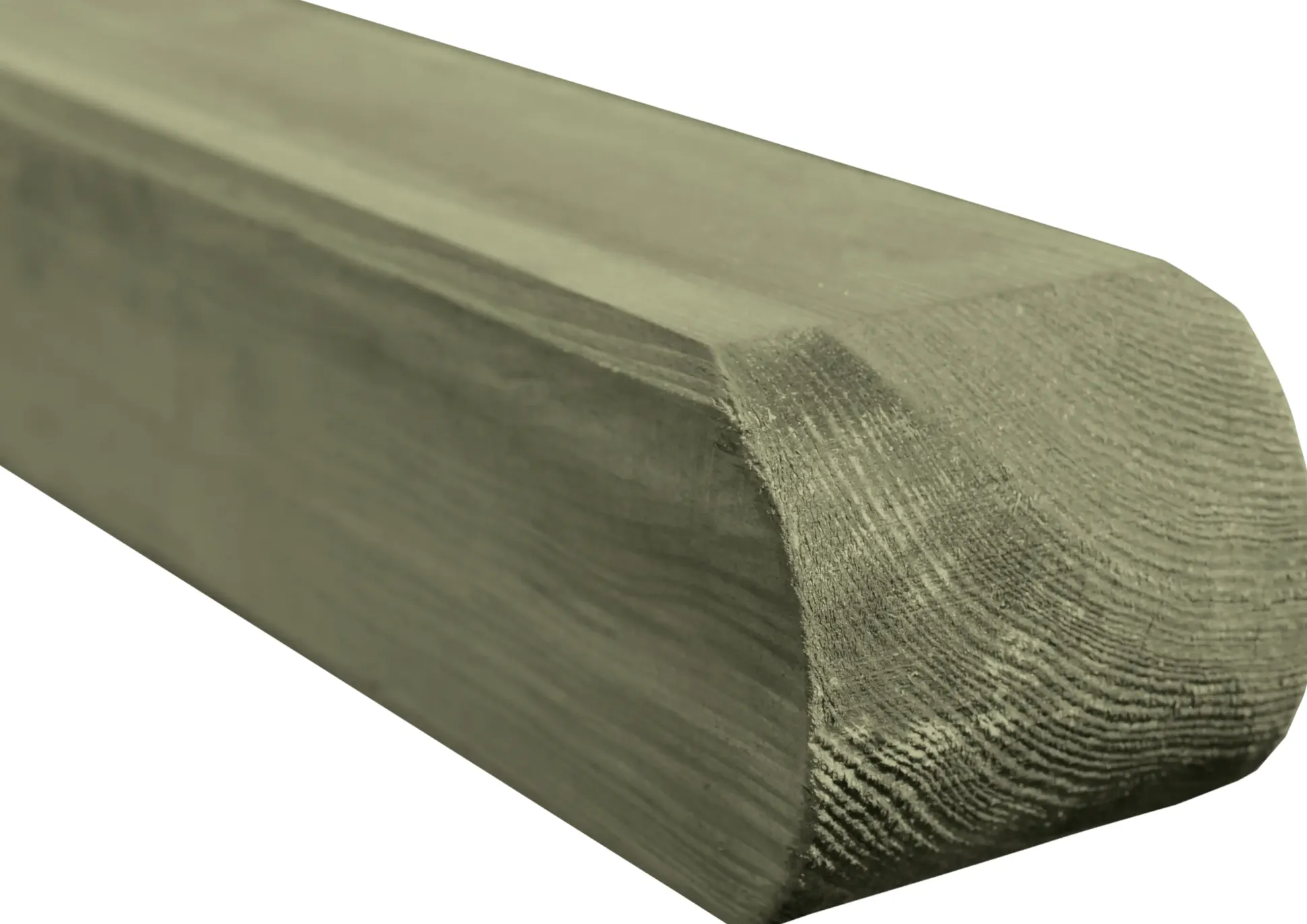 Rundkopfpfosten 180 cm, 90 x 90 mm, kesseldruckimprägniert