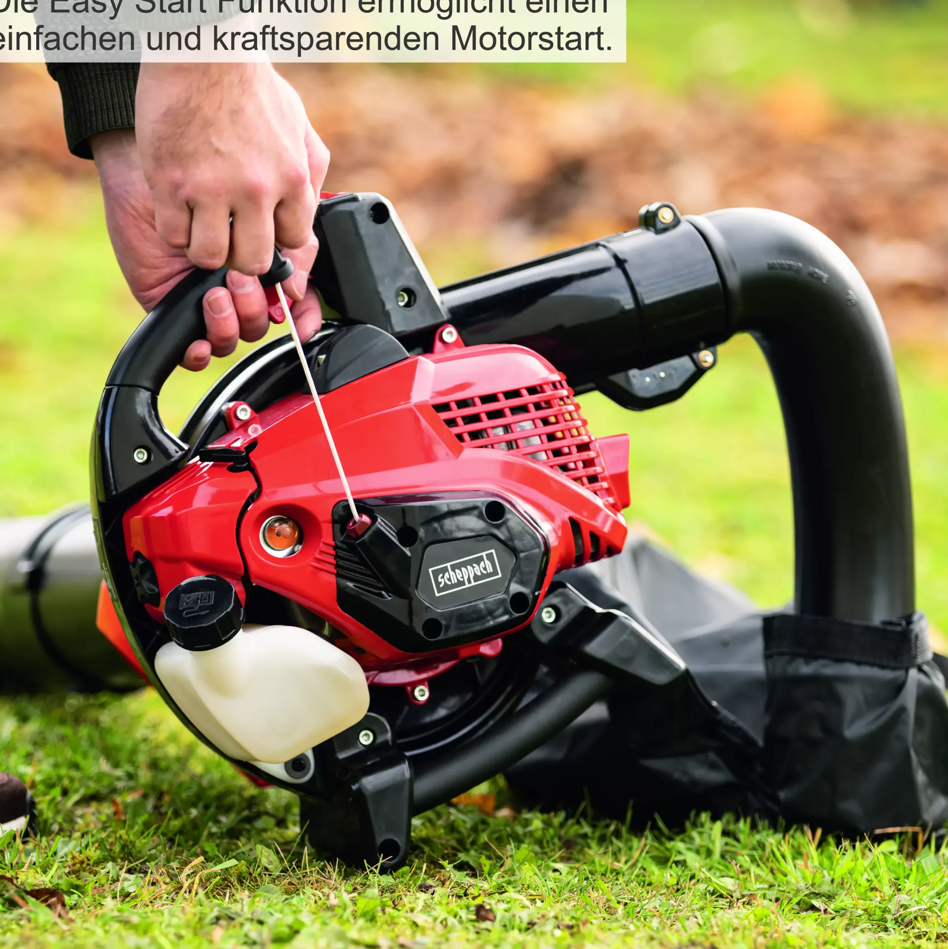 Scheppach Benzin Laubsauger bläser LBH3500P 900 Watt