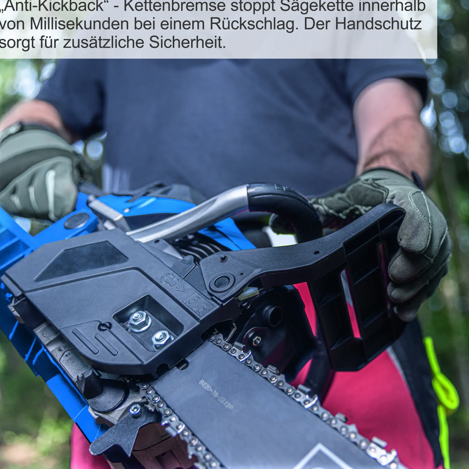 Scheppach Benzin-Kettensäge PCS56E 2,3 kW 51 cm Schwertlänge