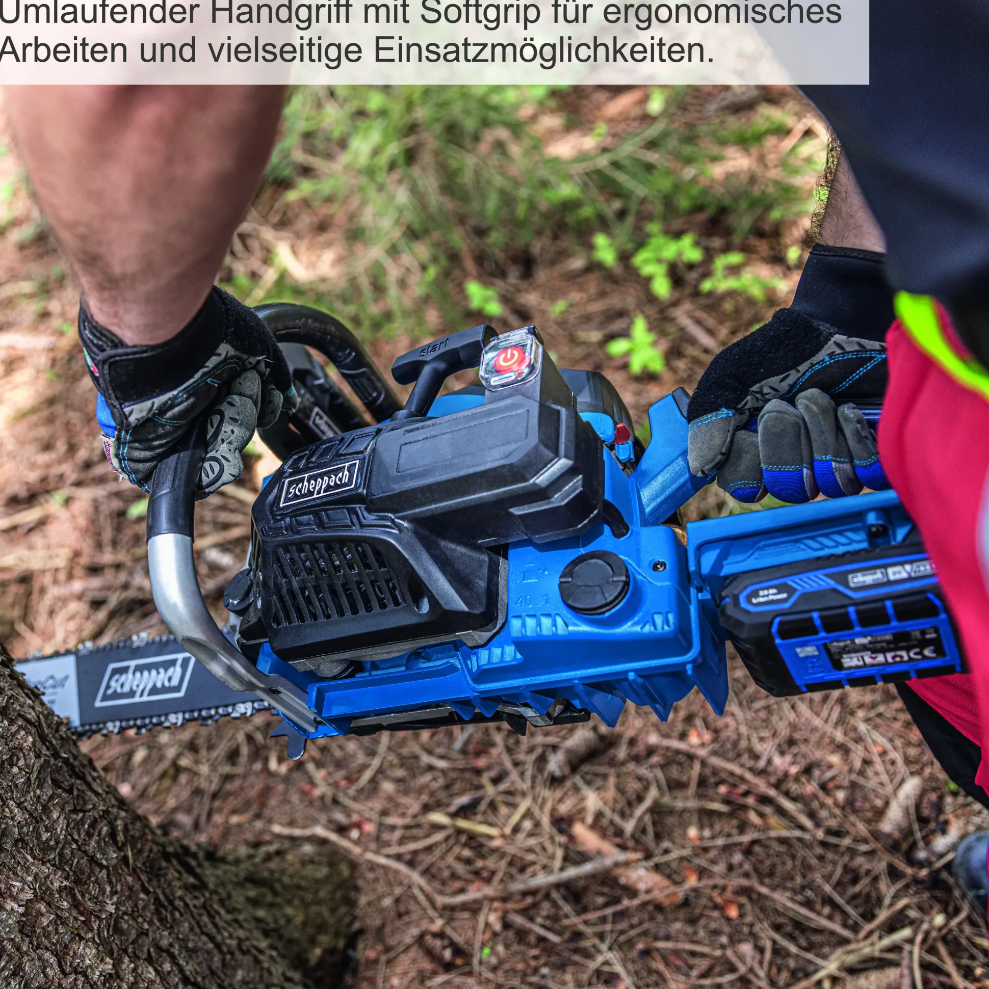 Scheppach Benzin-Kettensäge PCS56E 2,3 kW 51 cm Schwertlänge
