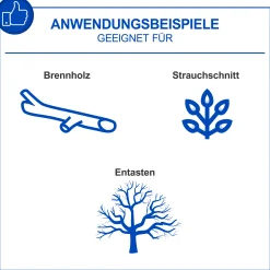 Scheppach Benzin-Kettensäge PCS56E 2,3 kW 51 cm Schwertlänge